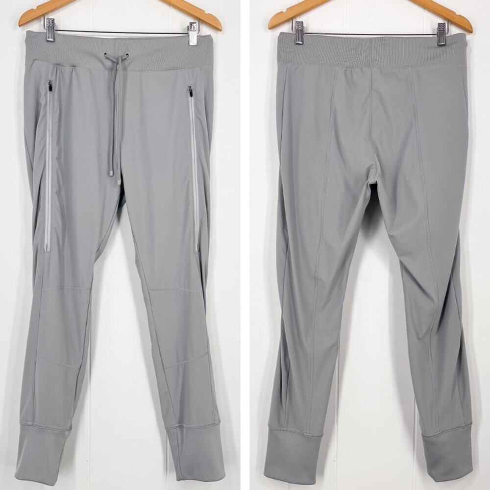 Mac Jeans Jogger Track Pant Future 2.02 Drawstring Pockets Stretchy Size 8 Gray